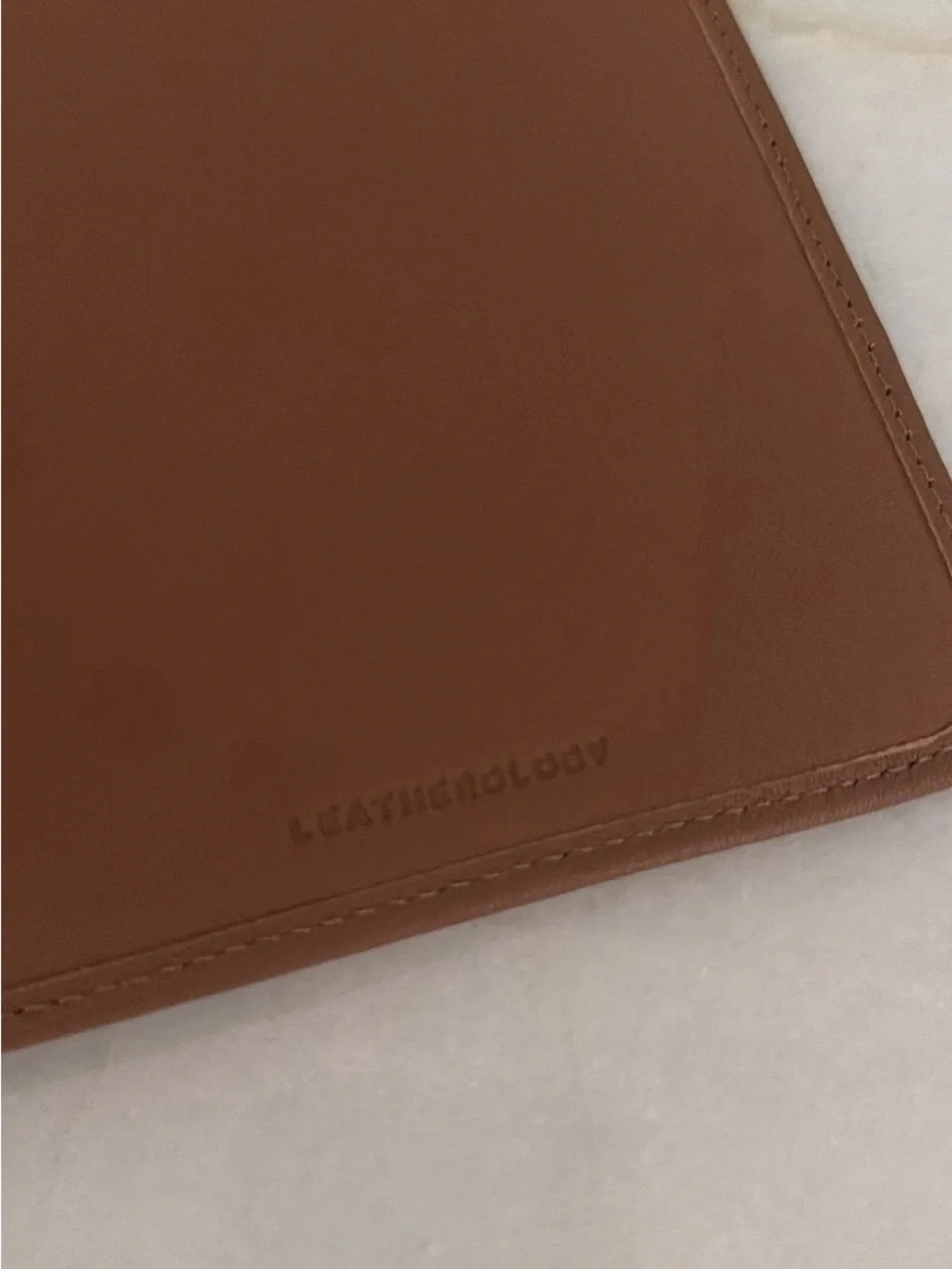 Leatherology Cognac Leather Cover